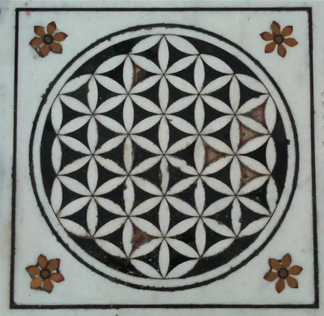 Sikh temple marble decoration